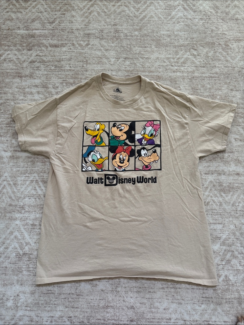 Disney Parks Walt Disney World Character Grid Mickey & Friends Graphic T-Shirt